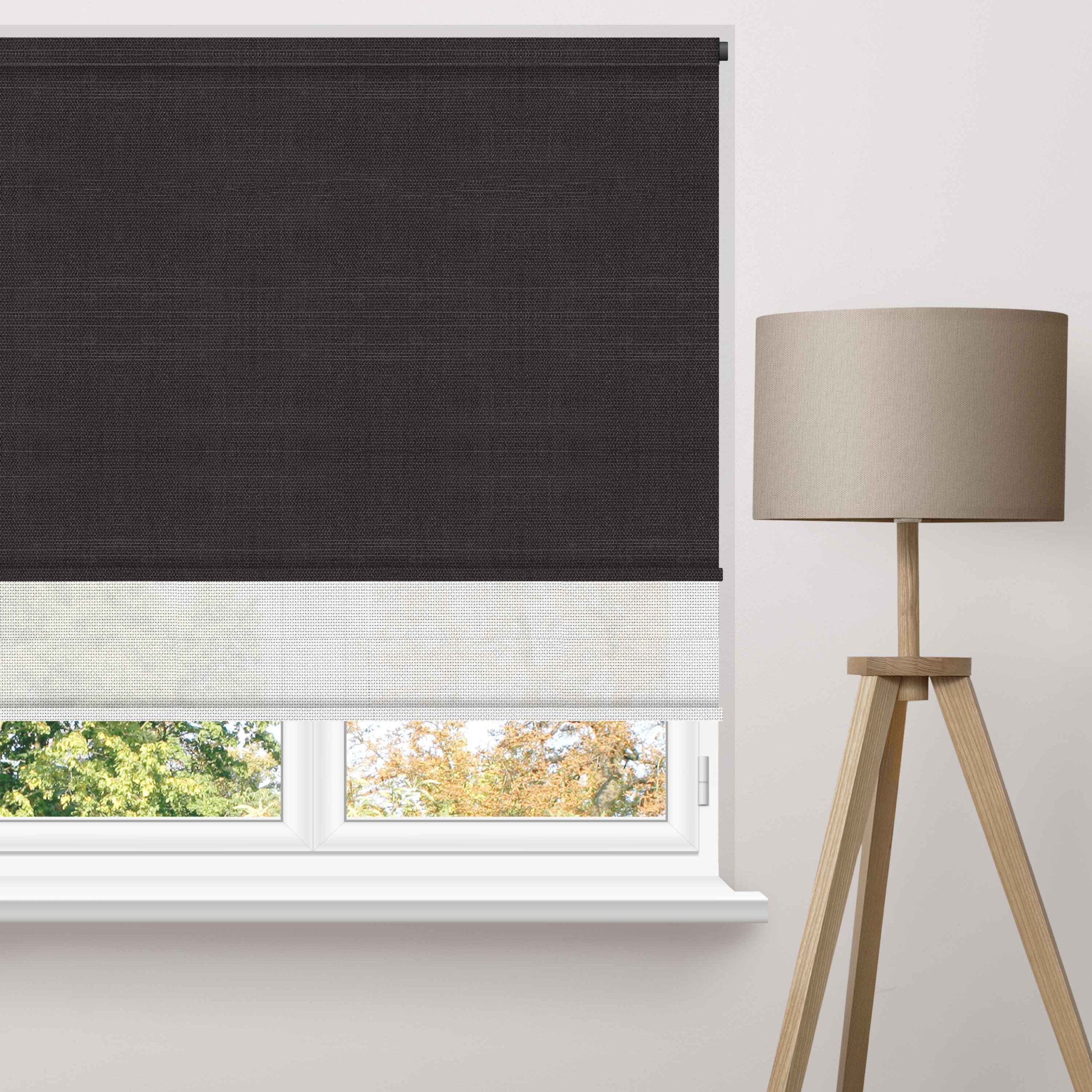Linen Block Double Roller Blind - Image 4