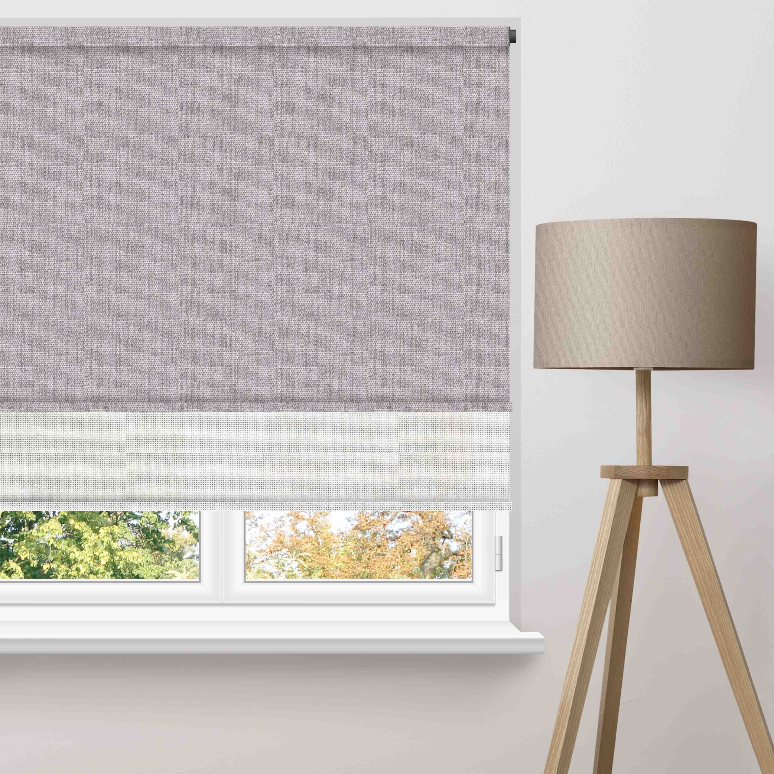 Linen Block Double Roller Blind - Image 5