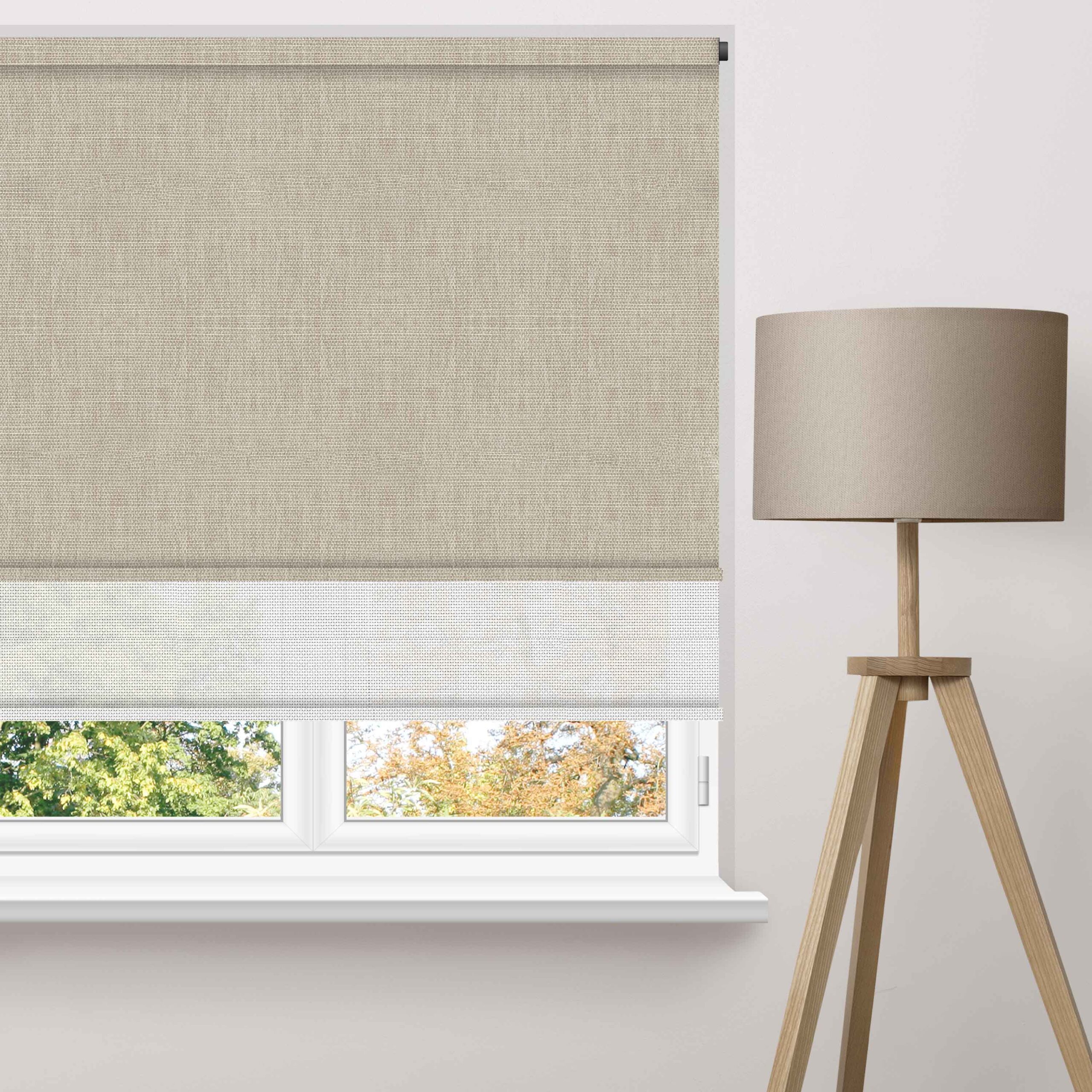 Linen Block Double Roller Blind - Image 11